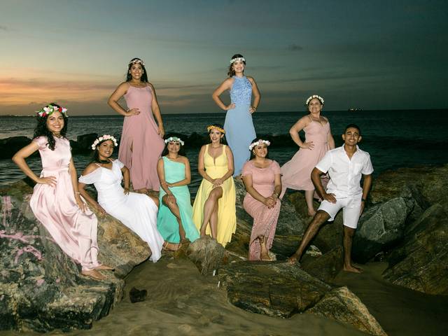 FORMATURAS de LAINE FOTO NA PRAIA FORMANDOS