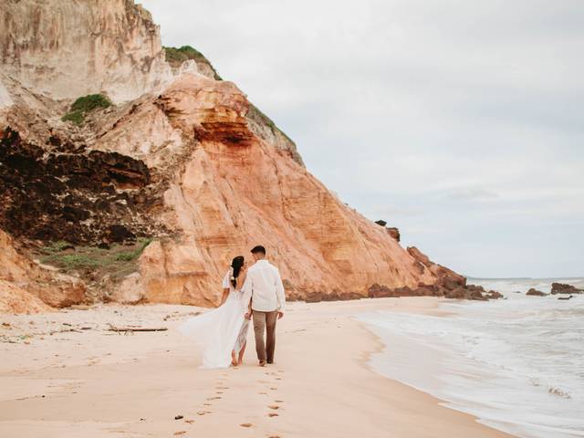 Ensaio de prévia de Julie e Gabriel