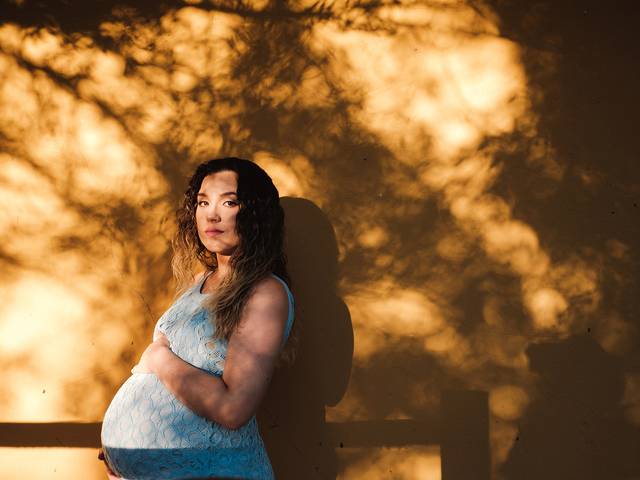 Gestantes de Su e Gabriel esperando os gêmeos