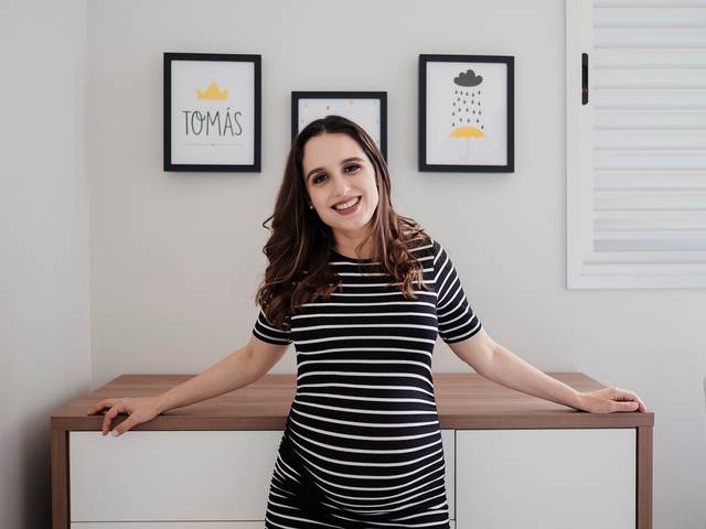 Gestantes de Patrícia, Romero e Granola esperando o Tomás