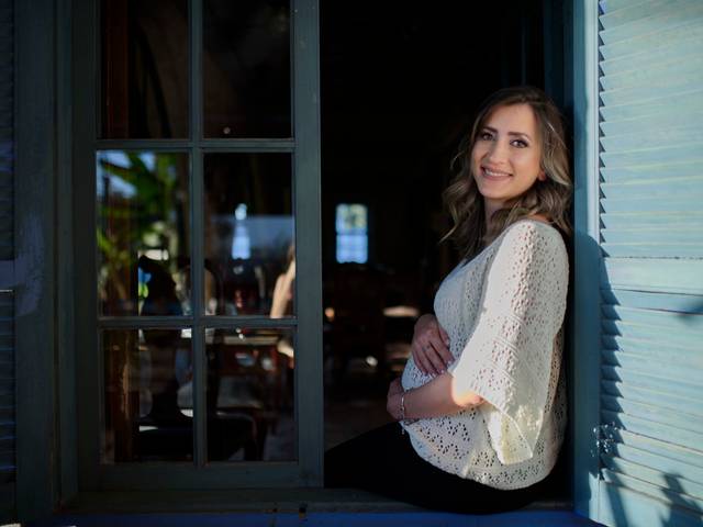 Gestantes de Fernanda e Julio esperando a Yana