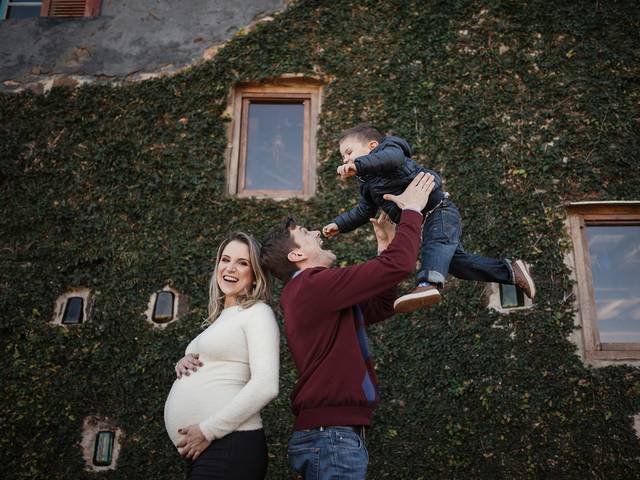 Gestantes de Giesa, Adamastor e Mateus esperando o Lucas
