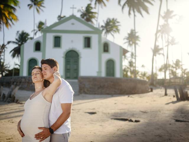 Gestantes de Camila e Atílio esperando o Eduardo