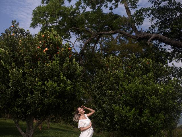 Gestantes de Natalia e Luciano esperando a Livia