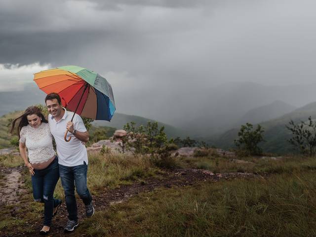 Gestantes de Giselle, Leonardo e Helena esperando o Augusto