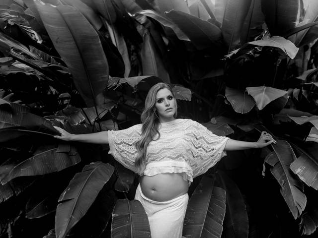 Gestantes de Katia e Rodrigo esperando a Ana Clara