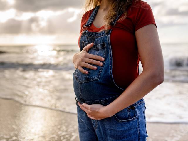 Gestantes de Patrícia e João esperando a Lily
