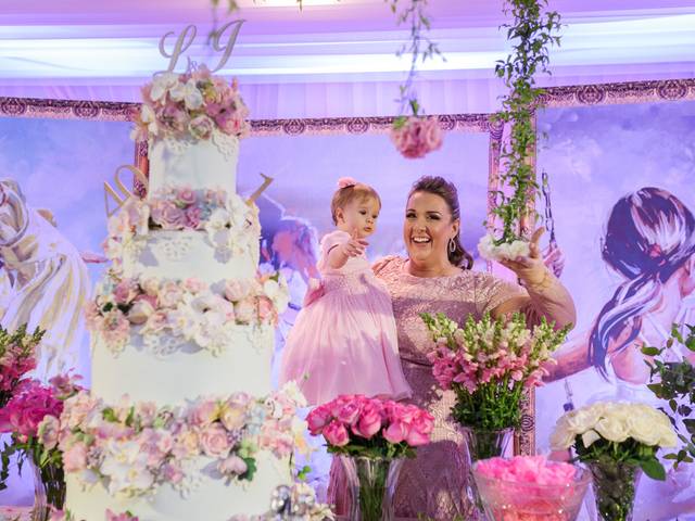 Eventos  de 40 anos da Lu e 1 da Isabela