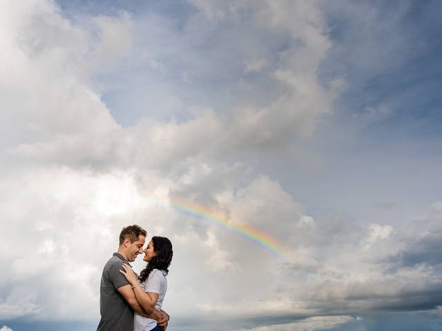 Casais de Patrícia e Ferrer