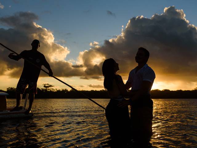 Casais de Tassia e Tiago