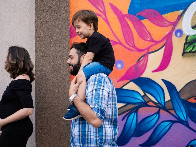 Gestantes de Camila, Thiago e Pietro esperando a Marina