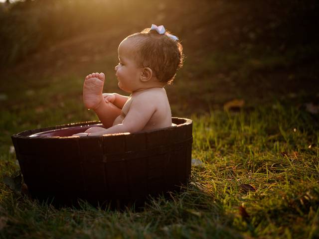 Em Família de Ensaio de 1 ano da Juju