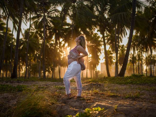 Gestantes de Lorena, Márcio e Petit esperando a Catarina