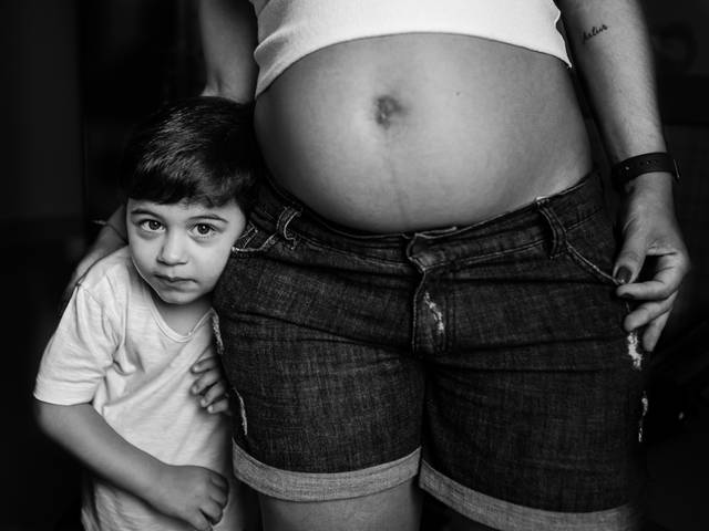 Gestantes de Fer, Artur e Ivan esperando Martin 