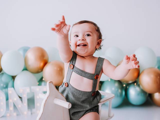 Ensaio infantil de Anthony 1 aninho