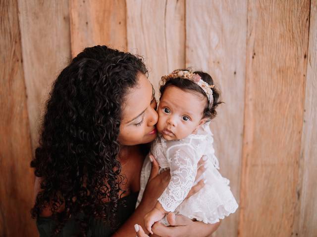 Ensaio infantil de Maju 3 meses