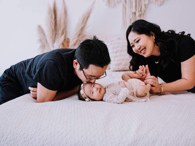 família de Flávia 2 meses