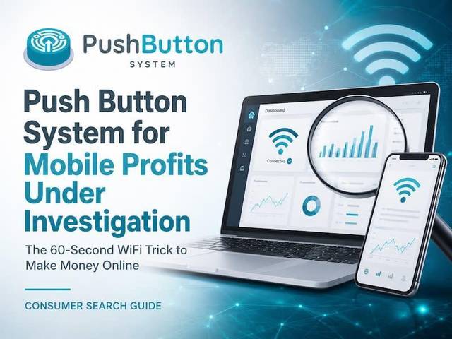 Advertising of Push Button System: The 60-Second WiFi Money-Making Method Reviewed!