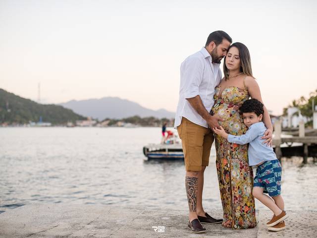 Gestante de Bruna - À espera de Gabriel