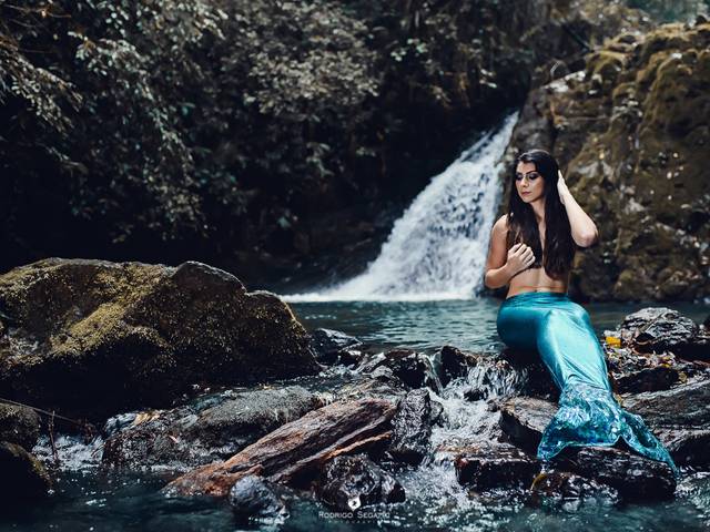 Ensaio Pessoal de Jéssica - Ensaio Sereia