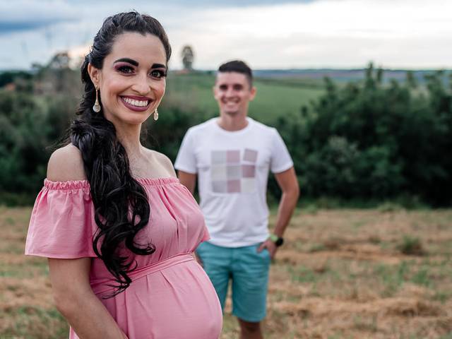 Gestante de Alessandra e Leandro
