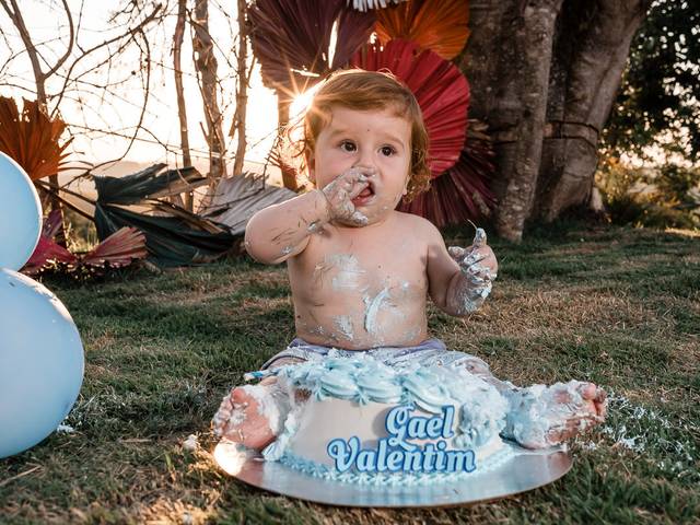 Ensaio Pessoal de Smash the Cake do Gael