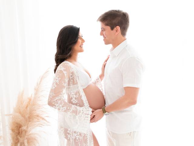Gestante - Estúdio de Ensaio Gestante - Alana Alves