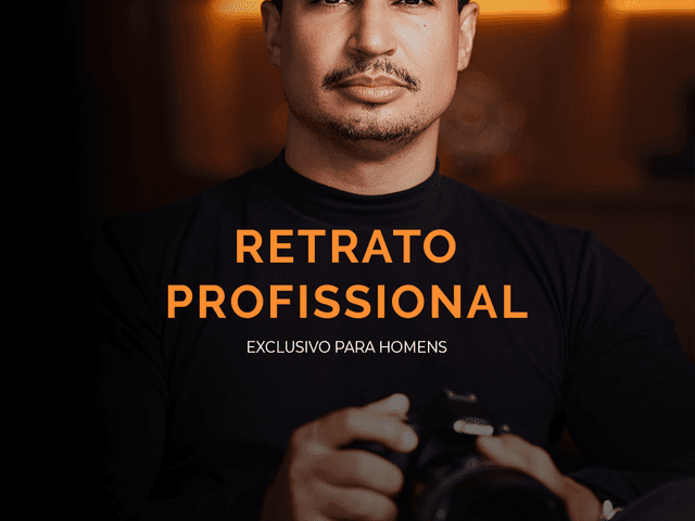 Ensaio Profissional  de Proposta Retrato - Masculino