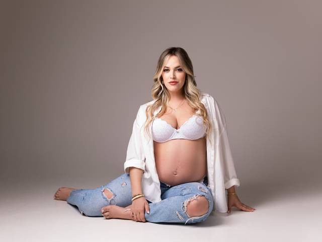 Gestante - Estúdio de Ensaio Gestante - Camila Valle