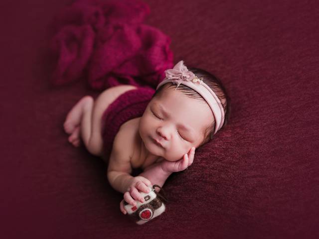 Ensaio Newborn  de Ensaio Newborn em Estúdio | Liz