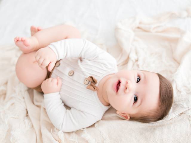 Bebês de Ensaio de Bebê - Ravi 7 Meses