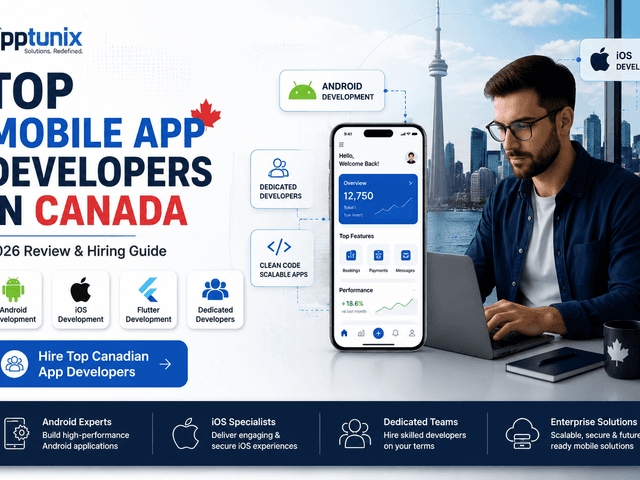 Software Development of Top Companies to Hire Mobile App Developers in Canada