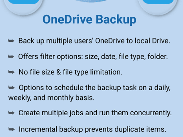 Software of Shoviv OneDrive Backup