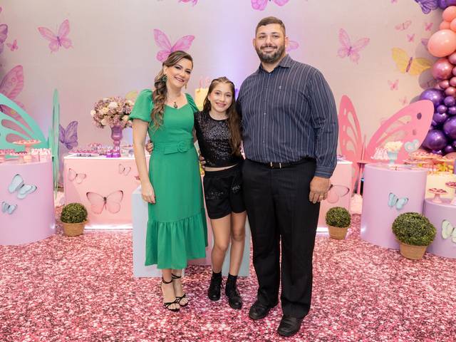 Aniversários de Maria Cristina 12 Anos