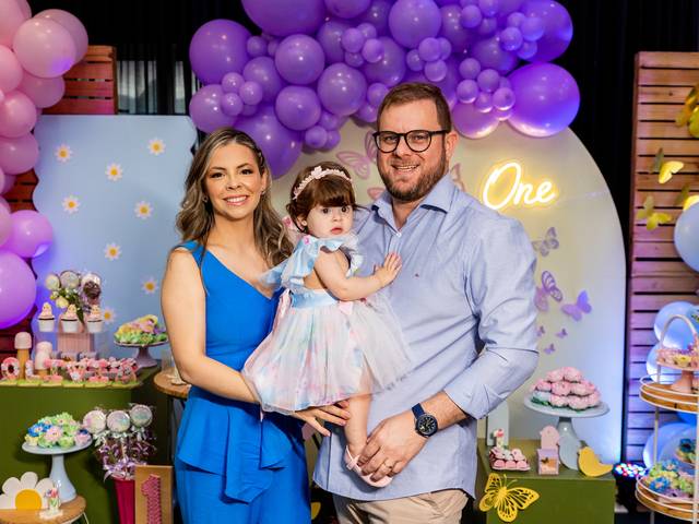 Aniversários de Olívia 1 aninho