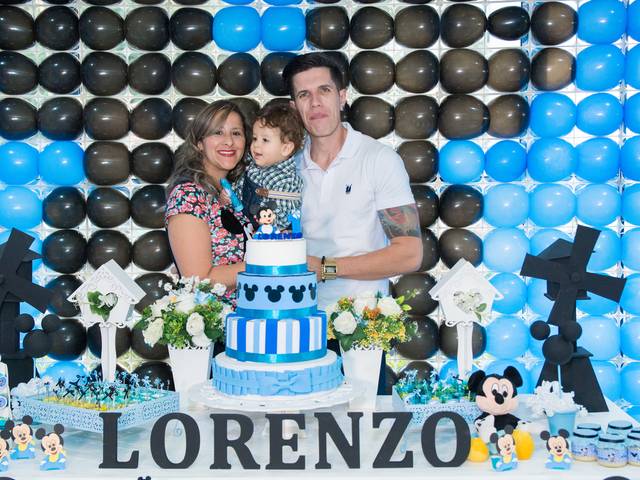 Festas e eventos de Lorenzo 1 ano 