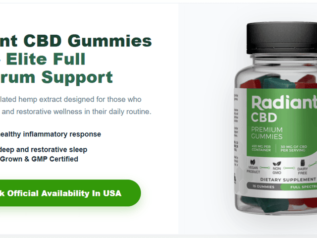Radiant of Radiant CBD Gummies Review USA – Gentle Stress Relief 