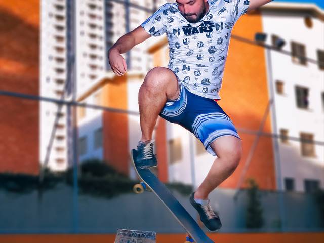 pessoas de Manobras de Skate