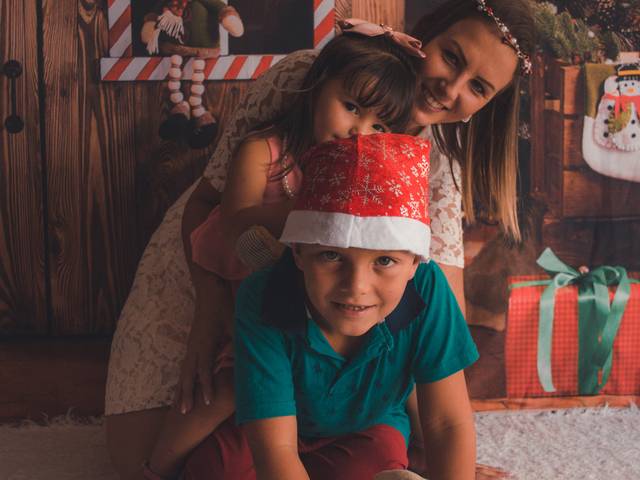Ensaio de  Natal em Família