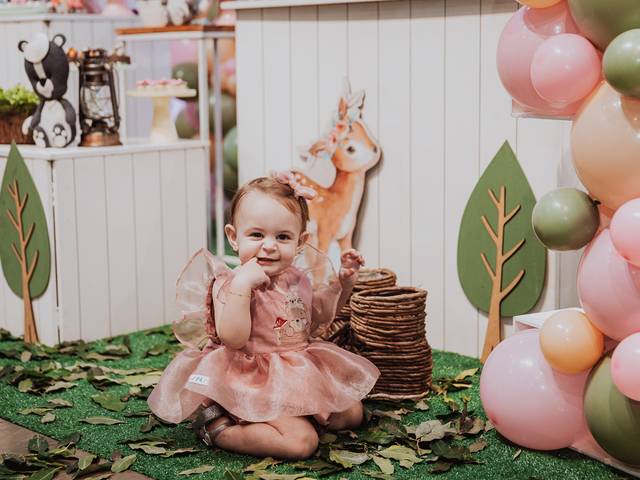 Família de Aniversário 1 ano Maria Helena