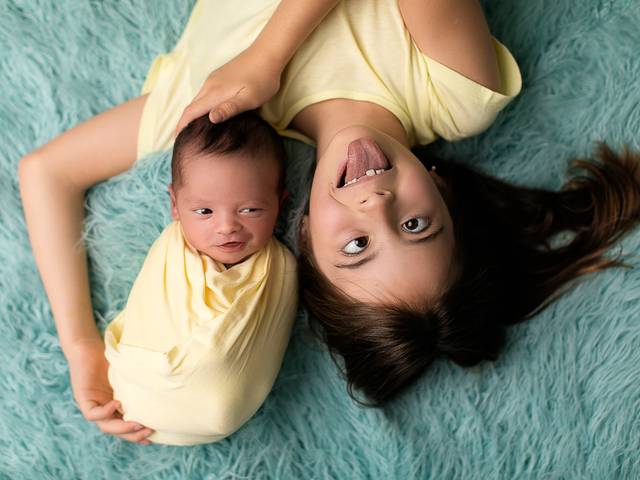 Newborn Tradicional de Daniel 8 Dias & Linda Família