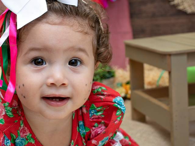 Kids de Festa Junina Maria Helena e João Otávio