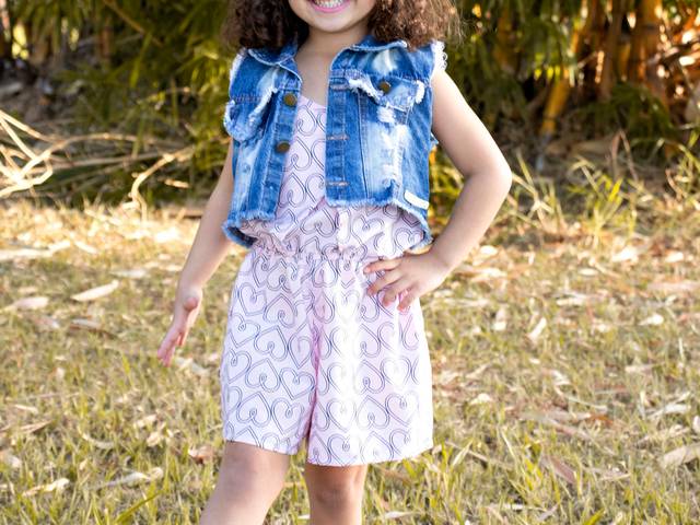 Kids de Ensaio externo Valentina