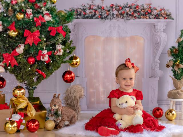 Kids de Sessão Natal Ana Clara