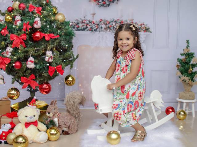 Kids de Sessão de Natal Valentina