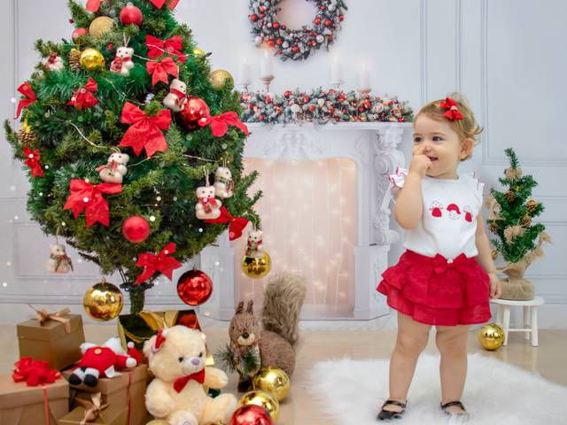 Kids de Sessão de Natal Alice