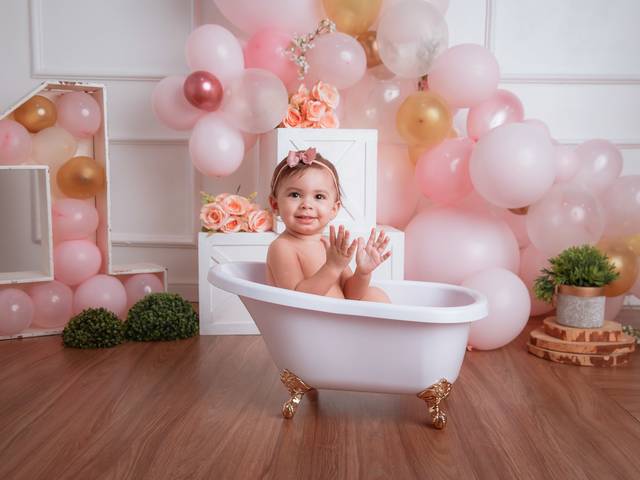 Smash the cake de Maria Júlia 1 aninho