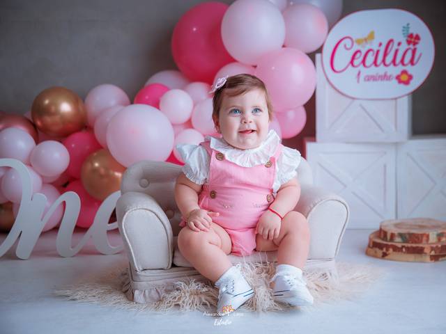 Smash the cake de Cecília | 1 aninho