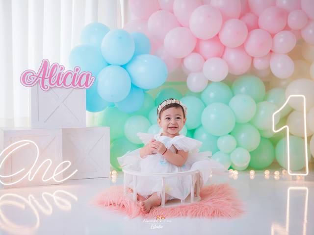 Smash the cake de Alícia | 1 aninho