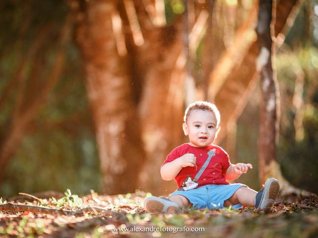 Smash the cake de Matheus | 1 aninho